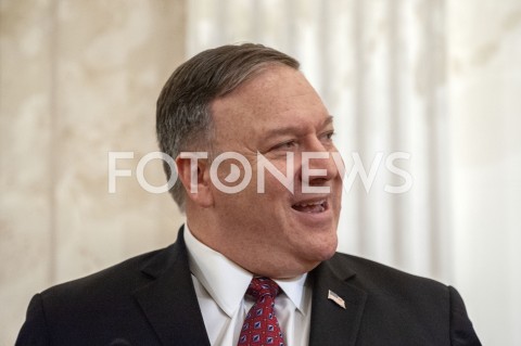  12.02.2019 WARSZAWA<br />SPOTKANIE MINISTRA SPRAW ZAGRANICZNYCH POLSKI Z SEKRETARZEM STANU USA<br />N/Z MIKE POMPEO<br /> 