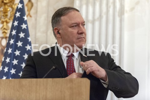  12.02.2019 WARSZAWA<br />SPOTKANIE MINISTRA SPRAW ZAGRANICZNYCH POLSKI Z SEKRETARZEM STANU USA<br />N/Z MIKE POMPEO<br /> 