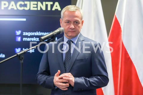  13.02.2019 WARSZAWA<br />BRIEFING W MINISTERSTWIE CYFRYZACJI DOTYCZACY INTERNETOWEGO KONTA PACJENTA<br />N/Z MAREK ZAGORSKI<br /> 