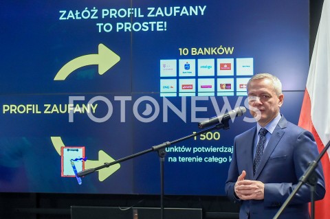  13.02.2019 WARSZAWA<br />BRIEFING W MINISTERSTWIE CYFRYZACJI DOTYCZACY INTERNETOWEGO KONTA PACJENTA<br />N/Z MAREK ZAGORSKI WICEMINISTER ZDROWIA JANUSZ CIESZYNSKI<br /> 