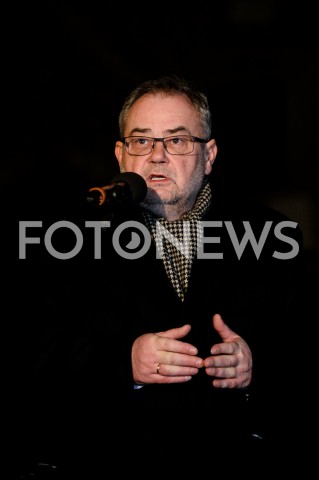  13.02.2019 GDANSK<br />OSTATNIE SWIATELKO DO NIEBA DLA ZAMORDOWANEGO PREZYDENTA GDANSKA PAWLA ADAMOWICZA W GDANSKU<br />N/Z PIOTR ADAMOWICZ PORTRET<br /> 