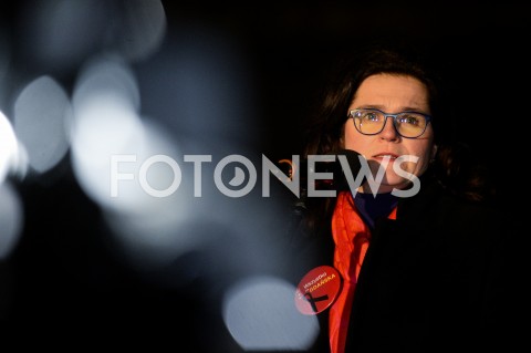  13.02.2019 GDANSK<br />OSTATNIE SWIATELKO DO NIEBA DLA ZAMORDOWANEGO PREZYDENTA GDANSKA PAWLA ADAMOWICZA W GDANSKU<br />N/Z ALEKSANDRA DULKIEWICZ PORTRET<br /> 