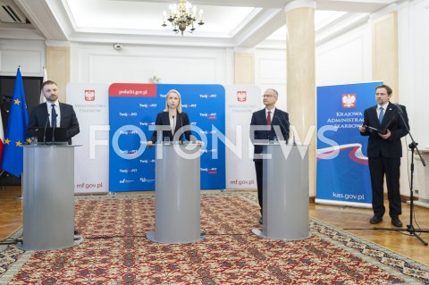  14.02.2019 WARSZAWA<br />
KONFERENCJA TWOJ E-PIT W MINISTERSTWIE FINANSOW<br />
N/Z TERESA CZERWINSKA PRZEMYSLAW KOCH PAWEL CYBULSKI PAWEL JUREK<br />
 