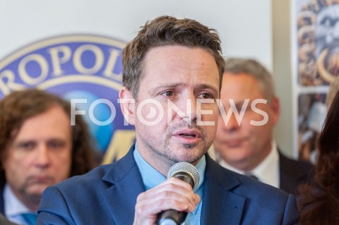  15.02.2019 WARSZAWA<br />
KONFERENCJA PRASOWA DOTYCZACA PLANU OBCHODOW 30. ROCZNICY WYBOROW 4 CZERWCA 1989<br />
N/Z RAFAL TRZASKOWSKI JACEK KARNOWSKI<br />
 