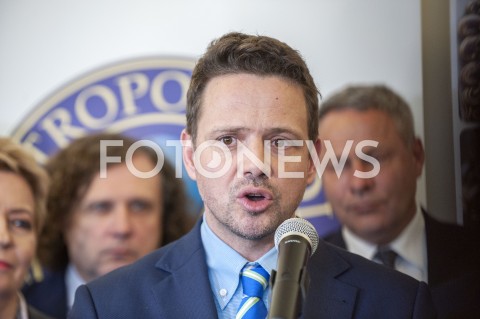  15.02.2019 WARSZAWA<br />
KONFERENCJA PRASOWA DOTYCZACA PLANU OBCHODOW 30. ROCZNICY WYBOROW 4 CZERWCA 1989<br />
N/Z RAFAL TRZASKOWSKI<br />
 