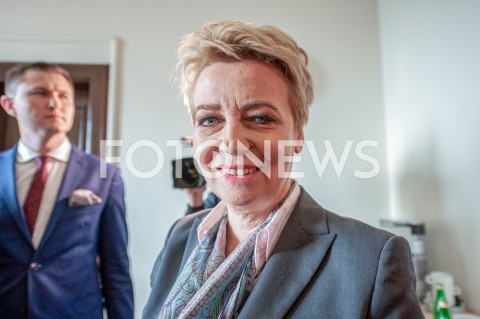  15.02.2019 WARSZAWA<br />
KONFERENCJA PRASOWA DOTYCZACA PLANU OBCHODOW 30. ROCZNICY WYBOROW 4 CZERWCA 1989<br />
N/Z HANNA ZDANOWSKA<br />
 