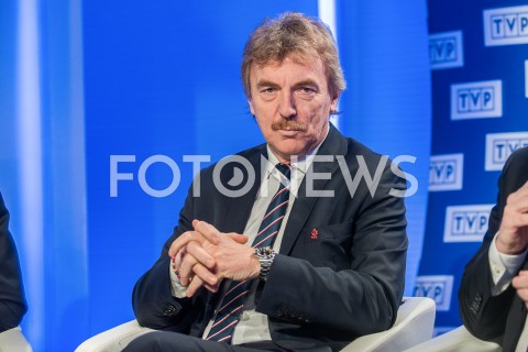  18.02.2019 WARSZAWA<br />
KONFERENCJA PREZESA TELEWIZJI POLSKIEJ I PREZESA PZPN<br />
N/Z PREZES PZPN ZBIGNIEW BONIEK<br />
 