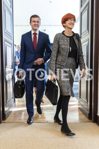  19.02.2019 WARSZAWA<br />POSIEDZENIE RADY MINISTROW<br />POSIEDZENIE RZADU<br />N/Z ELZBIETA RAFALSKA WITOLD BANKA<br /> 