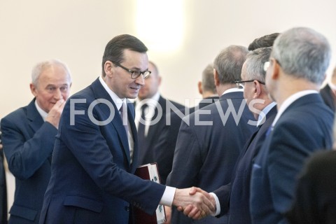  19.02.2019 WARSZAWA<br />POSIEDZENIE RADY MINISTROW<br />POSIEDZENIE RZADU<br />N/Z PREMIER MATEUSZ MORAWIECKI<br /> 