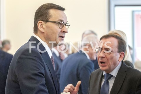  19.02.2019 WARSZAWA<br />POSIEDZENIE RADY MINISTROW<br />POSIEDZENIE RZADU<br />N/Z PREMIER MATEUSZ MORAWIECKI MARIUSZ KAMINSKI <br /> 