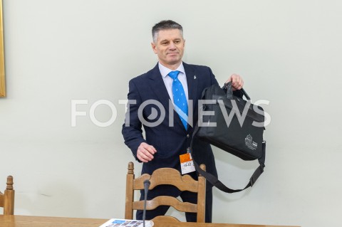  19.02.2019 WARSZAWA SEJM<br />
KOMISJA DS VAT W WARSZAWIE<br />
PRZESLUCHANIE JACKA KAPICY<br />
N/Z JACEK KAPICA<br />
 