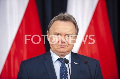  19.02.2019 WARSZAWA<br />KONFERENCJA W MINISTERSTWIE INFRASTRUKTURY<br />SRODKI FINANSOWE NA INWESTYCJE W LINIE KOLEJOWE<br />N/Z IRENEUSZ MERCHEL PREZES PKP PLK<br /> 