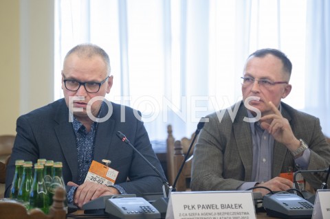  20.02.2019 WARSZAWA SEJM<br />
POSIEDZENIE SEJMU<br />
POSIEDZENIE ZESPOLU SLEDCZEGO DS ZAGROZEN BEZPIECZENSTWA PANSTWA<br />
N/Z PAWEL BIALEK ANTONI PODOLSKI<br />
 