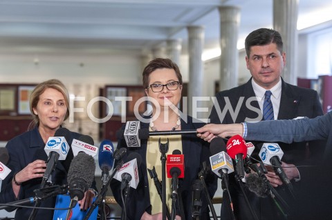  20.02.2019 WARSZAWA SEJM<br />POSIEDZENIE SEJMU<br />N/Z PAWEL PUDLOWSKI KATARZYNA LUBNAUER BARBARA DOLNIAK<br /> 
