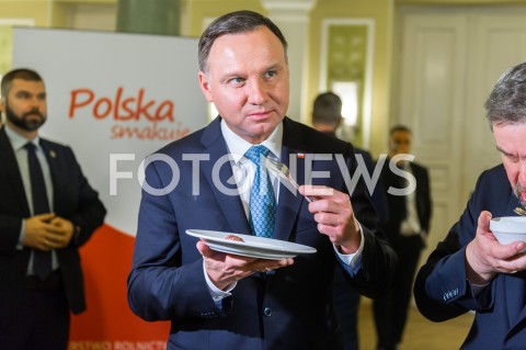  20.02.2019 WARSZAWA<br />
SPOTKANIE INAUGURUJACE POROZUMIENIE ROLNICZE<br />
N/Z PREZYDENT RP ANDRZEJ DUDA<br />
 