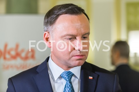  20.02.2019 WARSZAWA<br />
SPOTKANIE INAUGURUJACE POROZUMIENIE ROLNICZE<br />
DEGUSTACJA POTRAW<br />
N/Z PREZYDENT RP ANDRZEJ DUDA<br />
 