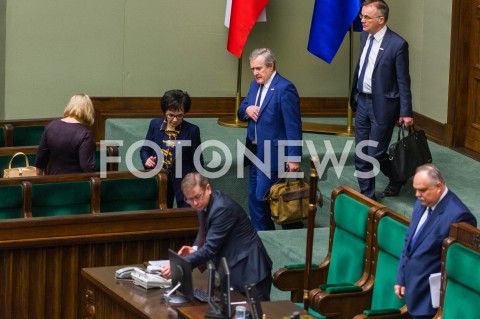  20.02.2018 WARSZAWA<br />POSIEDZENIE SEJMU RP <br />N/Z ELZBIETA WITEK PIOTR GLINSKI<br /> 