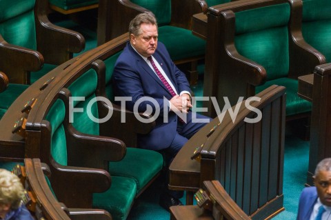  20.02.2018 WARSZAWA<br />POSIEDZENIE SEJMU RP <br />N/Z JAROSLAW ZIELINSKI<br /> 