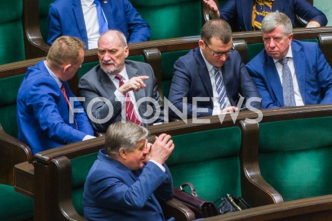  20.02.2018 WARSZAWA<br />POSIEDZENIE SEJMU RP <br />N/Z ANTONI MACIEREWICZ<br /> 