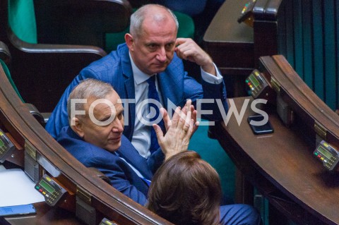  20.02.2018 WARSZAWA<br />POSIEDZENIE SEJMU RP <br />N/Z SLAWOMIR NEUMANN GRZEGORZ SCHETYNA<br /> 