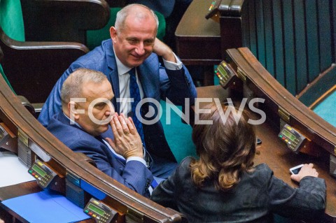  20.02.2018 WARSZAWA<br />POSIEDZENIE SEJMU RP <br />N/Z SLAWOMIR NEUMANN GRZEGORZ SCHETYNA<br /> 