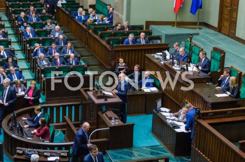 Posiedzenie Sejmu w Warszawie