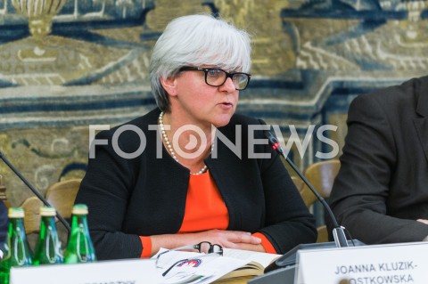  20.02.2018 WARSZAWA<br />POSIEDZENIE SEJMU RP <br />N/Z JOANNA KLUZIK - ROSTKOWSKA<br /> 