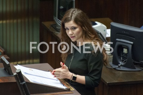 21.02.2019 WARSZAWA SEJM<br />POSIEDZENIE SEJMU<br />N/Z WANDA BUK<br /> 