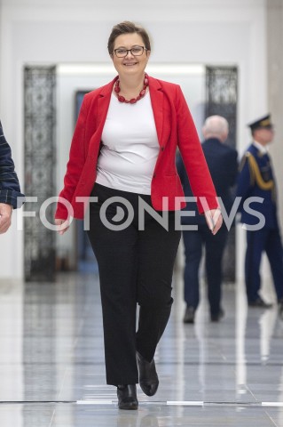  21.02.2019 WARSZAWA SEJM<br />POSIEDZENIE SEJMU<br />N/Z KATARZYNA LUBNAUER<br /> 