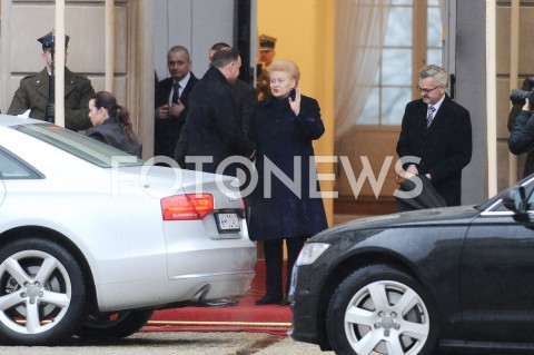  21.02.2019 WARSZAWA <br />
WIZYTA PREZYDENT REPUBLIKI LITEWSKIEJ <br />
N/Z PREZYDENT RP ANDRZEJ DUDA PREZYDENT REPUBLIKI LITWY DALIA GRYBAUSKAITE<br />
 