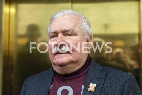  23.02.2019 WARSZAWA<br />
SPOTKANIE KOMITETU OBYWATELSKIEGO ODNOWA PRZY LECHU WALESIE<br />
N/Z LECH WALESA<br />
 