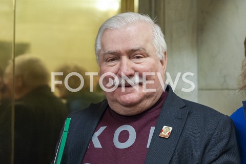  23.02.2019 WARSZAWA<br />
SPOTKANIE KOMITETU OBYWATELSKIEGO ODNOWA PRZY LECHU WALESIE<br />
N/Z LECH WALESA<br />
 