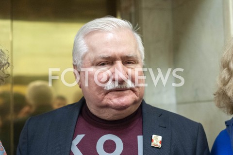  23.02.2019 WARSZAWA<br />
SPOTKANIE KOMITETU OBYWATELSKIEGO ODNOWA PRZY LECHU WALESIE<br />
N/Z LECH WALESA<br />
 