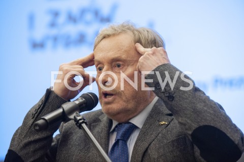  23.02.2019 WARSZAWA<br />
SPOTKANIE KOMITETU OBYWATELSKIEGO ODNOWA PRZY LECHU WALESIE<br />
N/Z DANIEL OLBRYCHSKI<br />
 