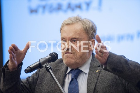  23.02.2019 WARSZAWA<br />
SPOTKANIE KOMITETU OBYWATELSKIEGO ODNOWA PRZY LECHU WALESIE<br />
N/Z DANIEL OLBRYCHSKI<br />
 