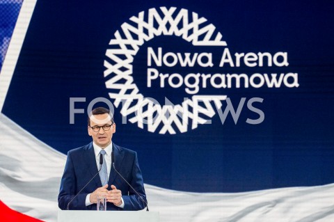  23.02.2019 WARSZAWA<br />
KONWENCJA PRAWA I SPRAWIEDLIWOSCI<br />
NOWA ARENA PROGRAMOWA<br />
N/Z PREMIER RP MATEUSZ MORAWIECKI<br />
 