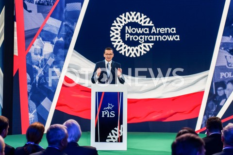  23.02.2019 WARSZAWA<br />
KONWENCJA PRAWA I SPRAWIEDLIWOSCI<br />
NOWA ARENA PROGRAMOWA<br />
N/Z PREMIER RP MATEUSZ MORAWIECKI<br />
 