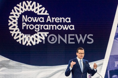  23.02.2019 WARSZAWA<br />
KONWENCJA PRAWA I SPRAWIEDLIWOSCI<br />
NOWA ARENA PROGRAMOWA<br />
N/Z PREMIER RP MATEUSZ MORAWIECKI<br />
 