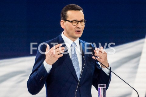  23.02.2019 WARSZAWA<br />
KONWENCJA PRAWA I SPRAWIEDLIWOSCI<br />
NOWA ARENA PROGRAMOWA<br />
N/Z PREMIER RP MATEUSZ MORAWIECKI<br />
 