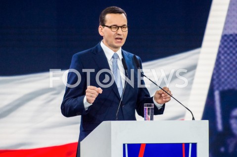  23.02.2019 WARSZAWA<br />KONWENCJA PRAWA I SPRAWIEDLIWOSCI<br />NOWA ARENA PROGRAMOWA<br />N/Z PREMIER RP MATEUSZ MORAWIECKI<br /> 