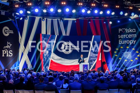  23.02.2019 WARSZAWA<br />KONWENCJA PRAWA I SPRAWIEDLIWOSCI<br />NOWA ARENA PROGRAMOWA<br />N/Z PREMIER RP MATEUSZ MORAWIECKI<br /> 