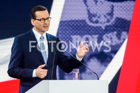  23.02.2019 WARSZAWA<br />KONWENCJA PRAWA I SPRAWIEDLIWOSCI<br />NOWA ARENA PROGRAMOWA<br />N/Z PREMIER RP MATEUSZ MORAWIECKI<br /> 