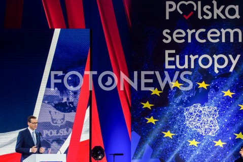  23.02.2019 WARSZAWA<br />KONWENCJA PRAWA I SPRAWIEDLIWOSCI<br />NOWA ARENA PROGRAMOWA<br />N/Z PREMIER RP MATEUSZ MORAWIECKI<br /> 