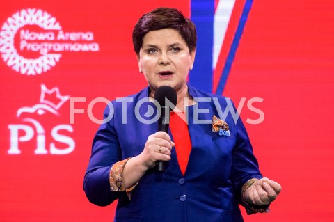  23.02.2019 WARSZAWA<br />
KONWENCJA PRAWA I SPRAWIEDLIWOSCI<br />
NOWA ARENA PROGRAMOWA<br />
N/Z BEATA SZYDLO<br />
 