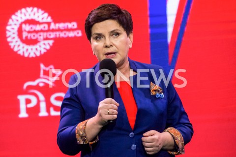  23.02.2019 WARSZAWA<br />
KONWENCJA PRAWA I SPRAWIEDLIWOSCI<br />
NOWA ARENA PROGRAMOWA<br />
N/Z BEATA SZYDLO<br />
 