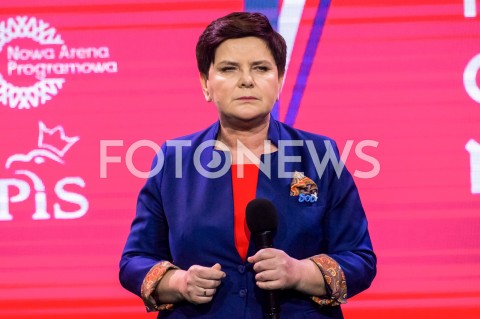  23.02.2019 WARSZAWA<br />
KONWENCJA PRAWA I SPRAWIEDLIWOSCI<br />
NOWA ARENA PROGRAMOWA<br />
N/Z BEATA SZYDLO<br />
 