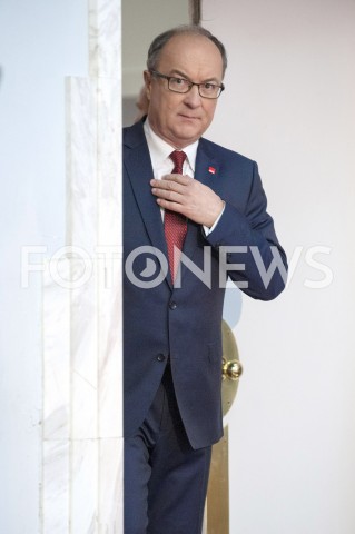  24.02.2019 WARSZAWA<br />
PODPISANIE DEKLARACJI ZALOZYCIELSKIEJ KOALICJI EUROPEJSKIEJ<br />
N/Z WLODZIMIERZ CZARZASTY<br />
 