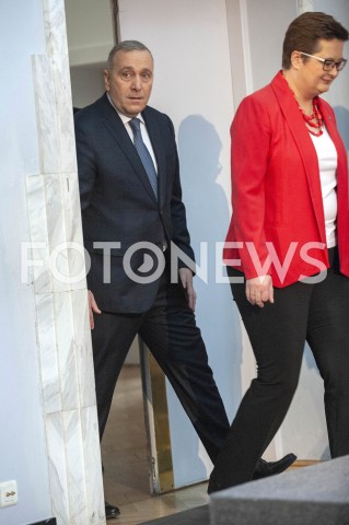  24.02.2019 WARSZAWA<br />
PODPISANIE DEKLARACJI ZALOZYCIELSKIEJ KOALICJI EUROPEJSKIEJ<br />
N/Z GRZEGORZ SCHETYNA KATARZYNA LUBNAUER<br />
 