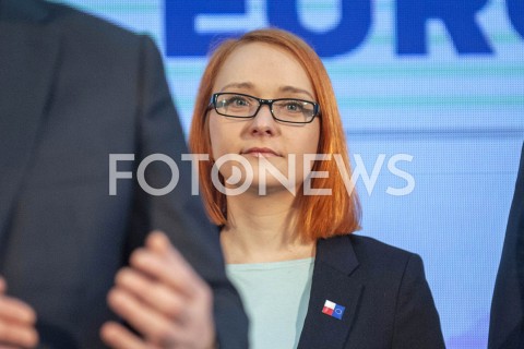  24.02.2019 WARSZAWA<br />PODPISANIE DEKLARACJI ZALOZYCIELSKIEJ KOALICJI EUROPEJSKIEJ<br />N/Z MALGORZATA TRACZ<br /> 