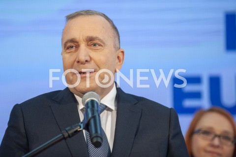  24.02.2019 WARSZAWA<br />PODPISANIE DEKLARACJI ZALOZYCIELSKIEJ KOALICJI EUROPEJSKIEJ<br />N/Z GRZEGORZ SCHETYNA<br /> 